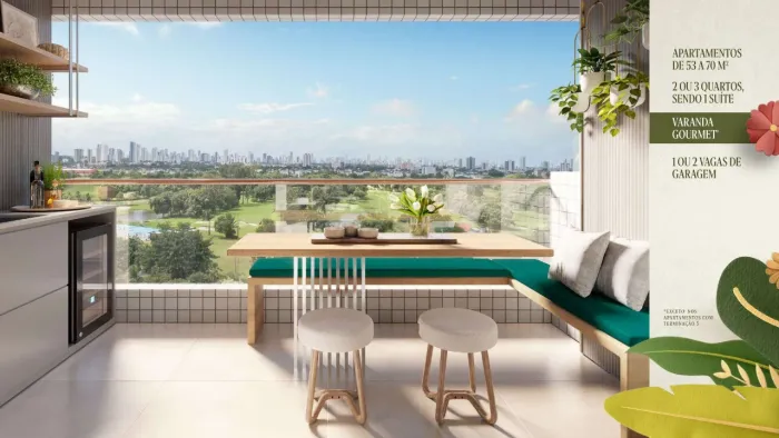 Natureza + Cidade em Equilíbrio - Parque das Palmeiras Pronto na Av. Caxangá