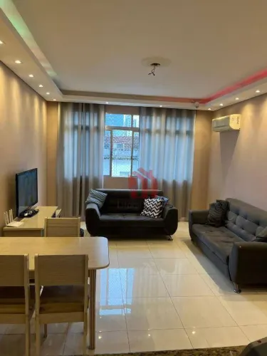 Apartamento com 3 dormitórios à venda, 116 m² por R$ 699.000,00 - Campo Grande - Santos/SP