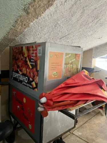 Carrinho de churrasquinho 