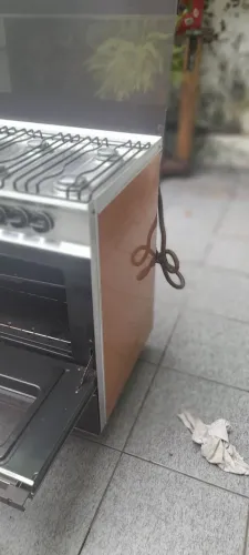 Fogão Brastemp 6 bocas. Instalação gás encanado.