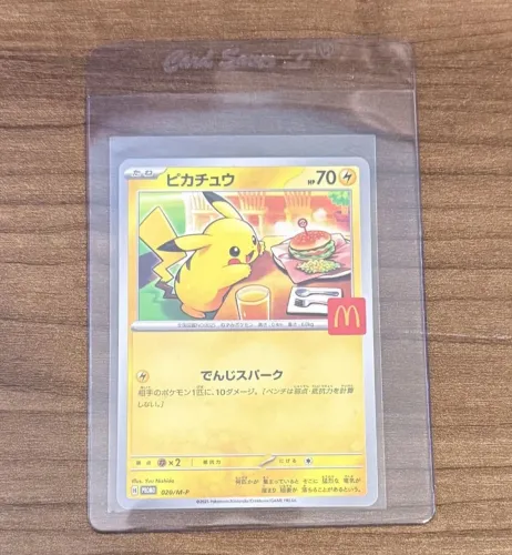 Carta Pokémon Pikachu McDonald's Original Japonês NM
