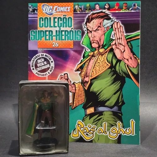 Miniatura Ra's al Ghul Eaglemoss DC Comics + Fascículo 26