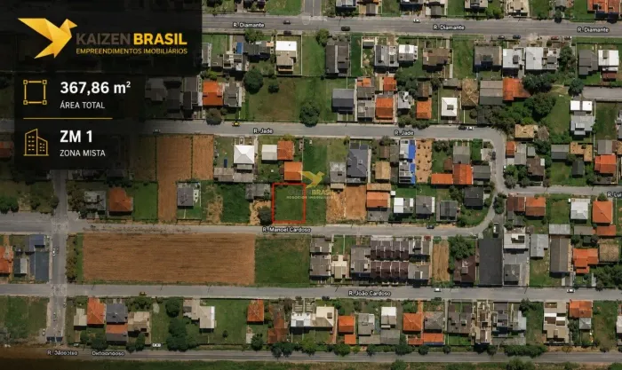 Terreno com 367,86 m² em Garopaba/SC