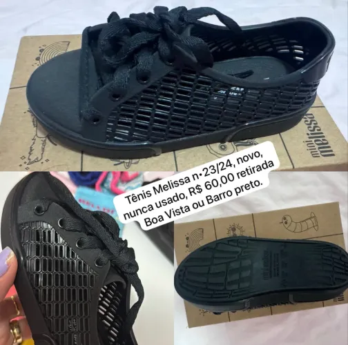 Tênis mini Melissa novo