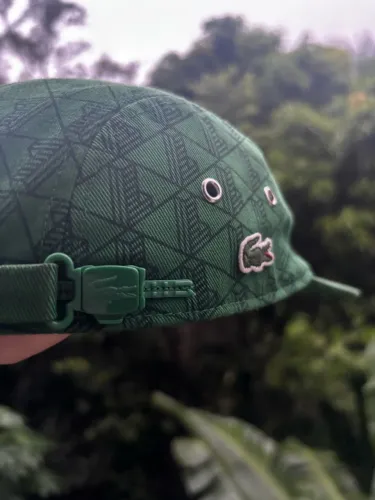 Boné Lacoste Verde Estampado | Conservado 9/10