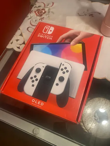 Nintendo Switch Oled desbloqueado/destravado + acessórios