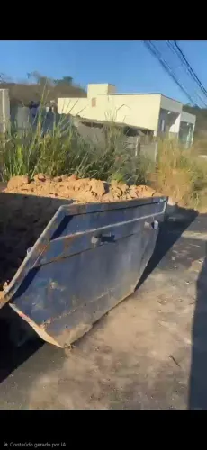 Caçamba de terra 
