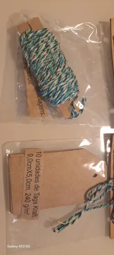 Kit Tahs Kraft + barbante