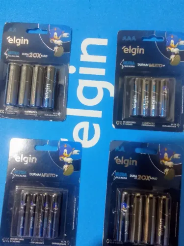 Pilhas Ultra  Alcalinas cura 20 x mais cartelas com 4 Unidades 