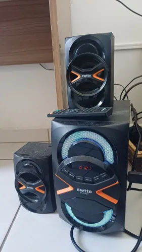 Kit caixa de som Bluetooth Ewtto