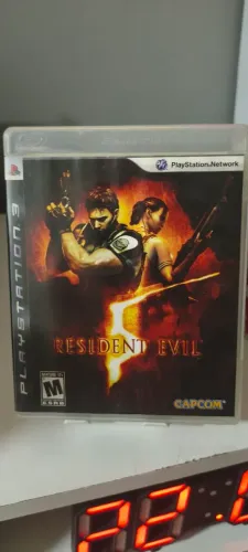 Resident Evil 5 Ps3 Original Primeira Tiragem - Completo e Impecável