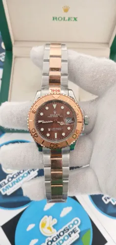 RELÓGIO YACHT MASTER II ROSE FUNDO ROSE