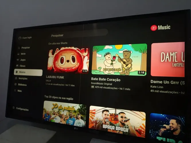 Tv 50 Smart wi-fi internet conservada controle