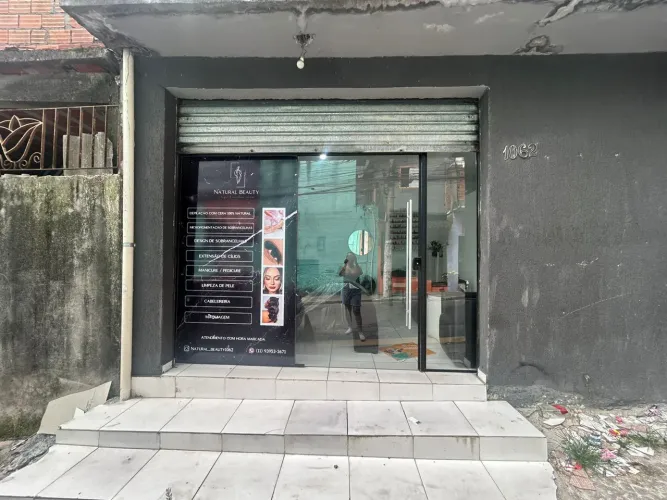 Porta de vidro completa impecável!