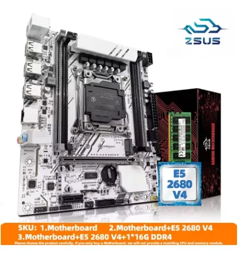 Kit Xeon E5-2680 V4 + X99 ZSUS + 32GB DDR4 (2x16GB)