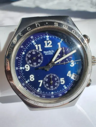 Relógio Swatch Irony Secret Agent YCS401G