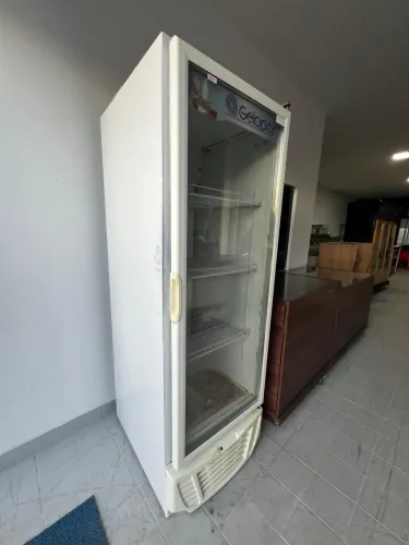 Expositor refrigerado porta de vidro marca Gelopar z220v
