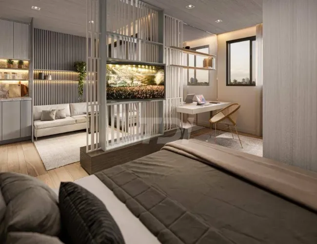 Apartamento com 1 dormitório à venda, 37 m² por R$ 570.669,40 - Centro - Curitiba/PR