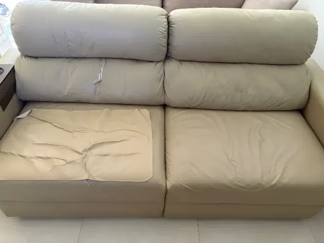 Sofá reclinável