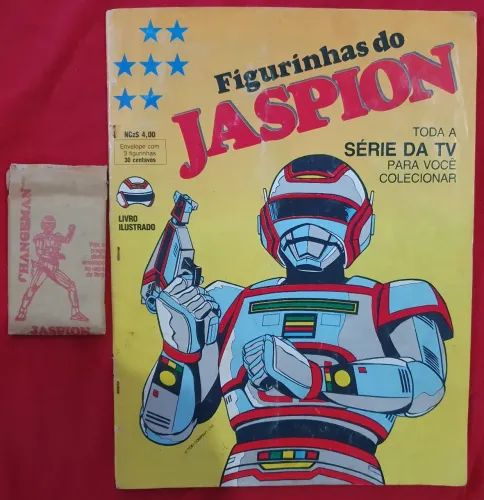 Álbum De Figurinhas Jaspion e Changeman 1989 Incompleto 