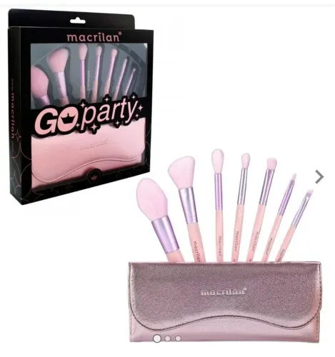 Pincéis para maquiagem Macrilan Go Party