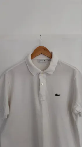 Polo Lacoste Original, Branca, G