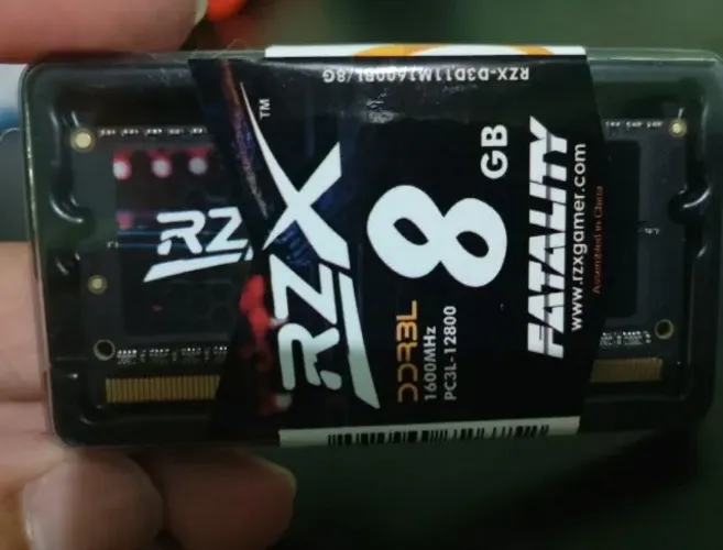 Memória Ram DDR3 8GB 1600mhz para Notebook unid. Entrego