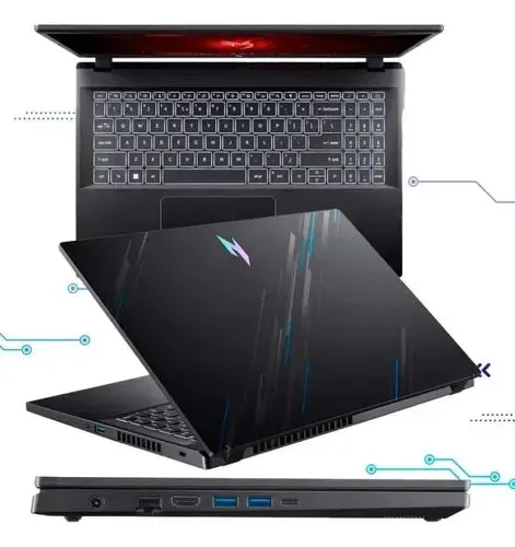 Notebook Gamer Acer Nitro V15 Intel Core i7 13620H 8gb 512gb Ssd RTX 3050