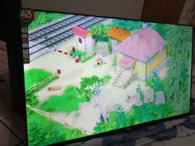 Tv smart android 43 nova na caixa