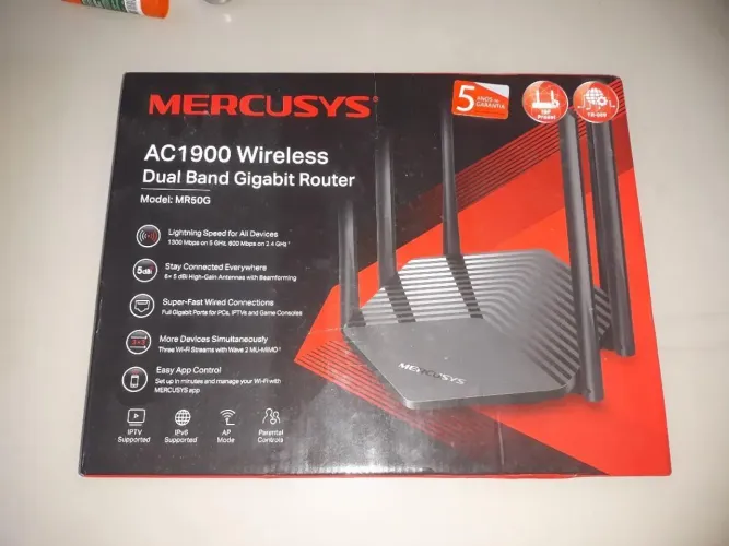 Roteador Mercusys 6 antenas