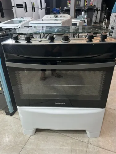 Fogão Continental 5 Bocas - Mesa Inox R$ 1.699,00 Até 6x sem juros no cartão