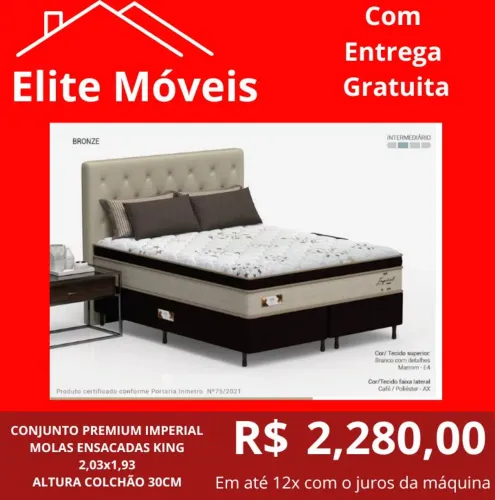 2,280,00 Conjunto Premium Imperial  nova com garantia de fabrica. 