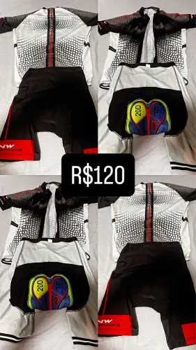 Roupa conjunto ciclismo com Gel Tamnho G