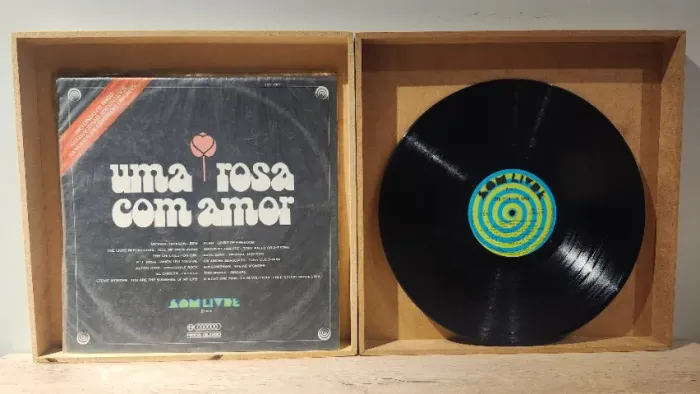 Novela Uma Rosa Com Amor - Disco De Vinil - Lp - 1972