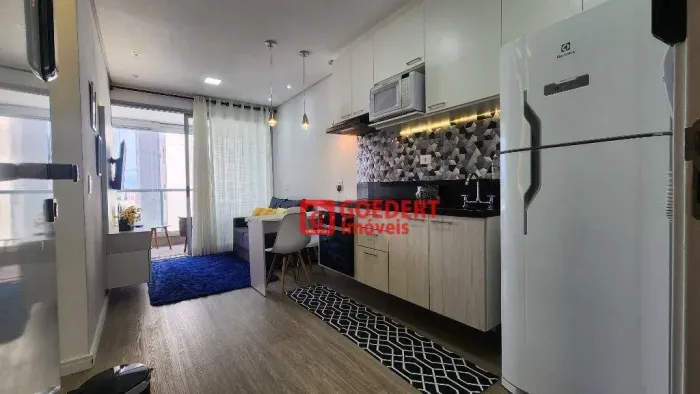 Apartamento Condomínio Helbor Patteo Bosque Maia com 1 dormitório à venda, 39 m² por R$ 71