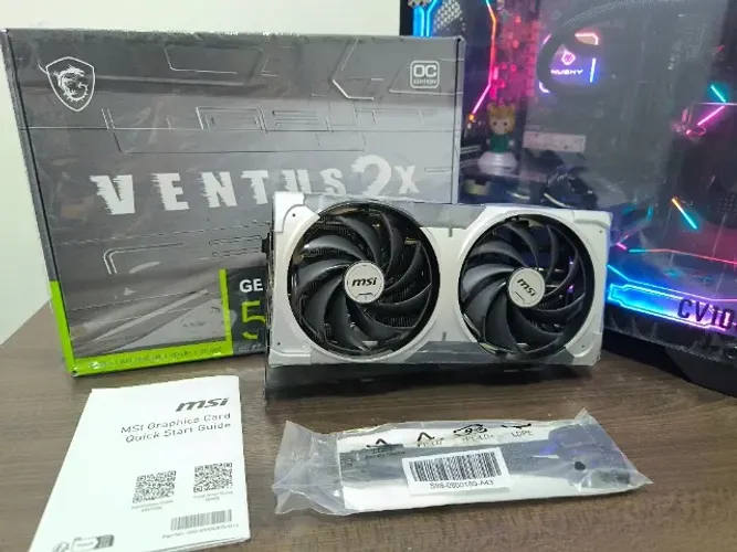 RTX 5070 12GB OC (ACEITO TROCA - NOVA - 36 MESES GARANTIA) MSI VENTUS X2
