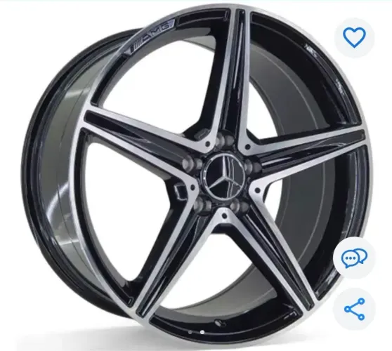 DISPENSO CURIOSO VENDO JOGO DE RODAS MERCEDES  ARO 20 DUAS TALAS  C250 AMG  