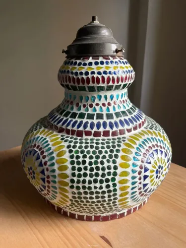 Lustre Oriental Mosaico Colorido
