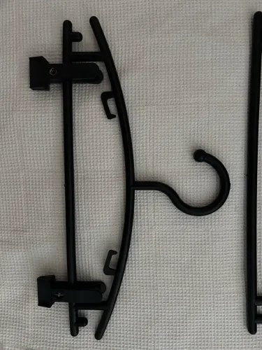 Cabide de parede para roupas - preto
