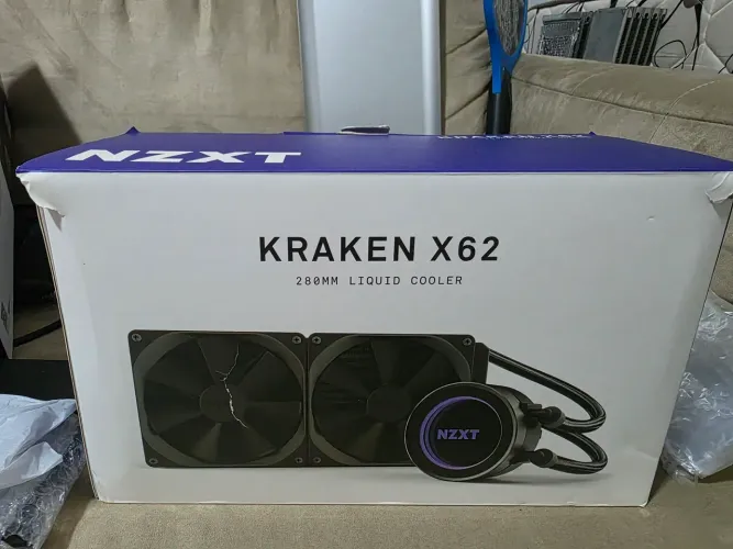 Water Cooler NZXT Kraken X62 280mm - Impecável + Kit de Adaptação Raro