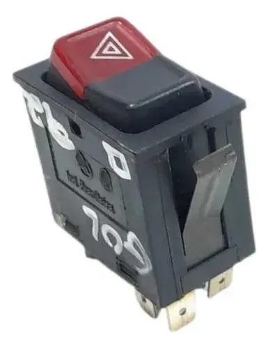 Interruptor Pisca Alerta Volkswagen Gol Quadrado 1992 Preto