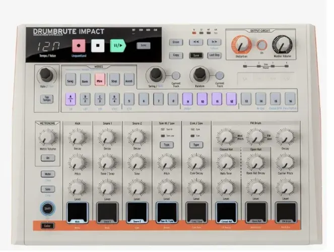 BATERIA ELETRONICA "EDIÇÃO LIMITADA" 10 VOZES, 8 PADS RESPONSIVOS