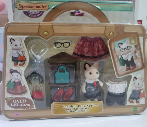 Sylvanian Families Town Girl Series - Felicia Marlowe (Gata irmã mais velha Tuxedo)