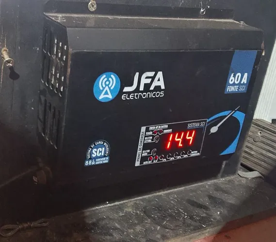 Fonte JFA 60 Amperes Funcionando perfeitamente
