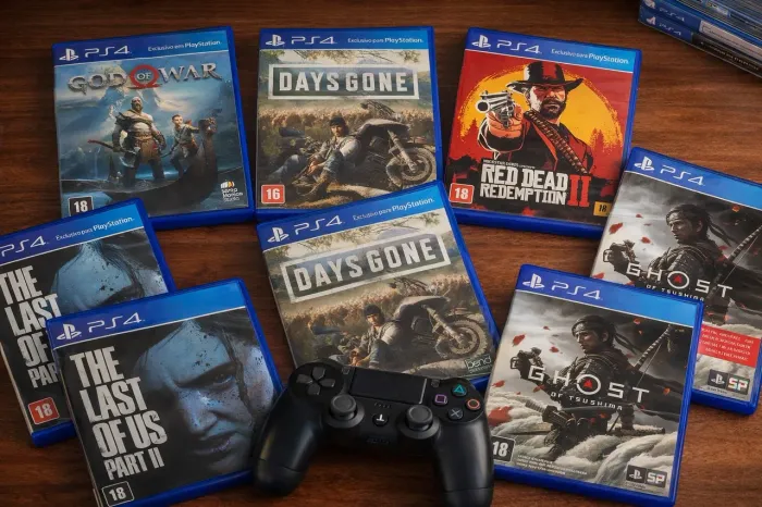 Jogos ps4 / controle ps4