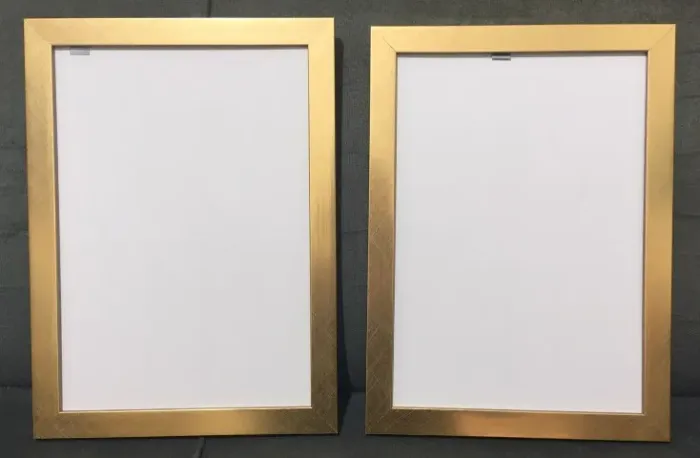 Molduras Porta Diploma Certificado A4 21x30 Dourado (2 peças) - NOVAS