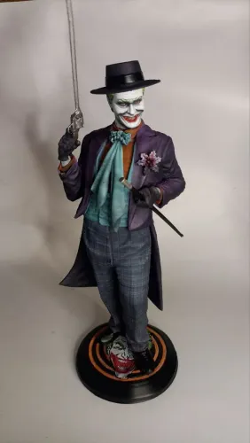 Escultura 3D Coringa (Joker) Clássico - Aproximadamente 30 cm