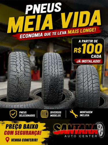 Pneus meia vida pneus Guarujá santan auto center