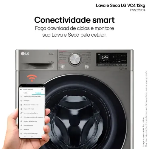 Lava e Seca LG VC4 14kg nova C/Nota fiscal Top de Linha 