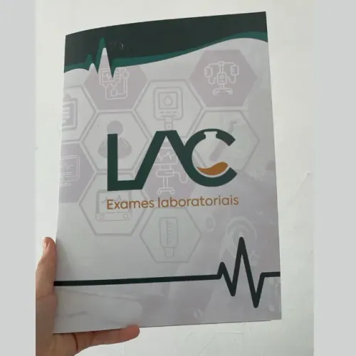 100 Pasta Médicas Personalizadas com Bolsos - Clinicas, Consultório, Psicologia, Medicina,